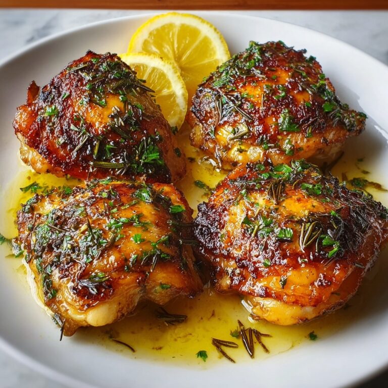 Lemon Paprika Roast Chicken Thighs Recipe