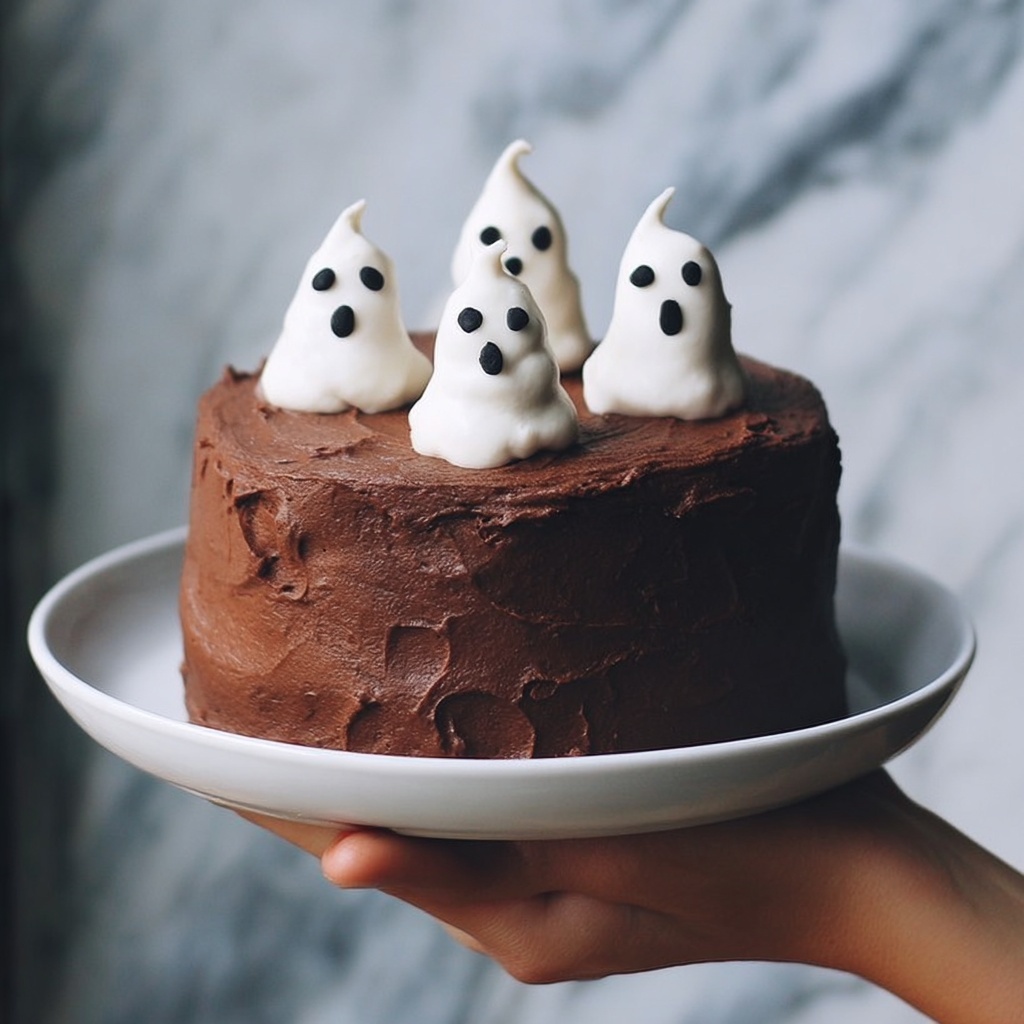 Meringue Ghosts Recipe - Recipe Image