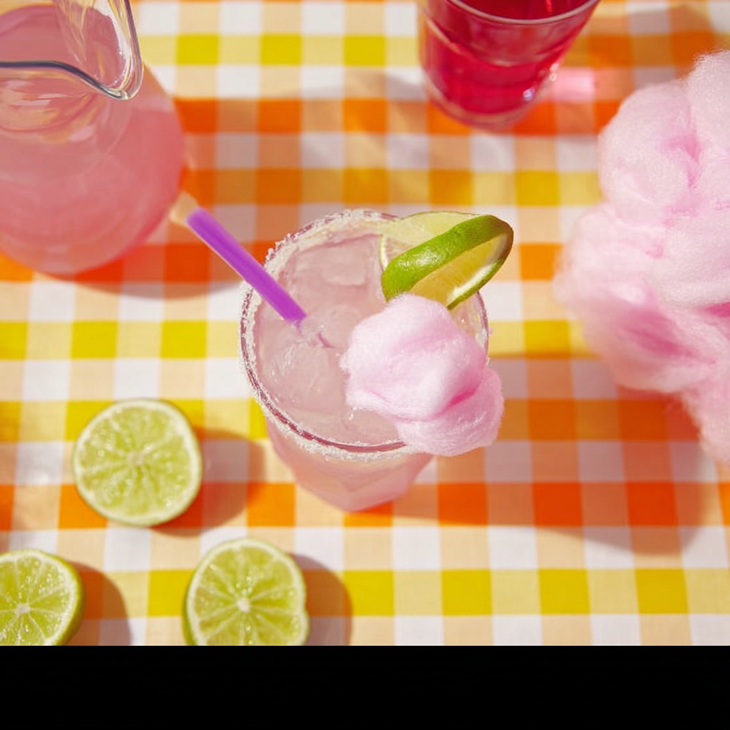 Cotton Candy Margarita Recipe - Recipe Image