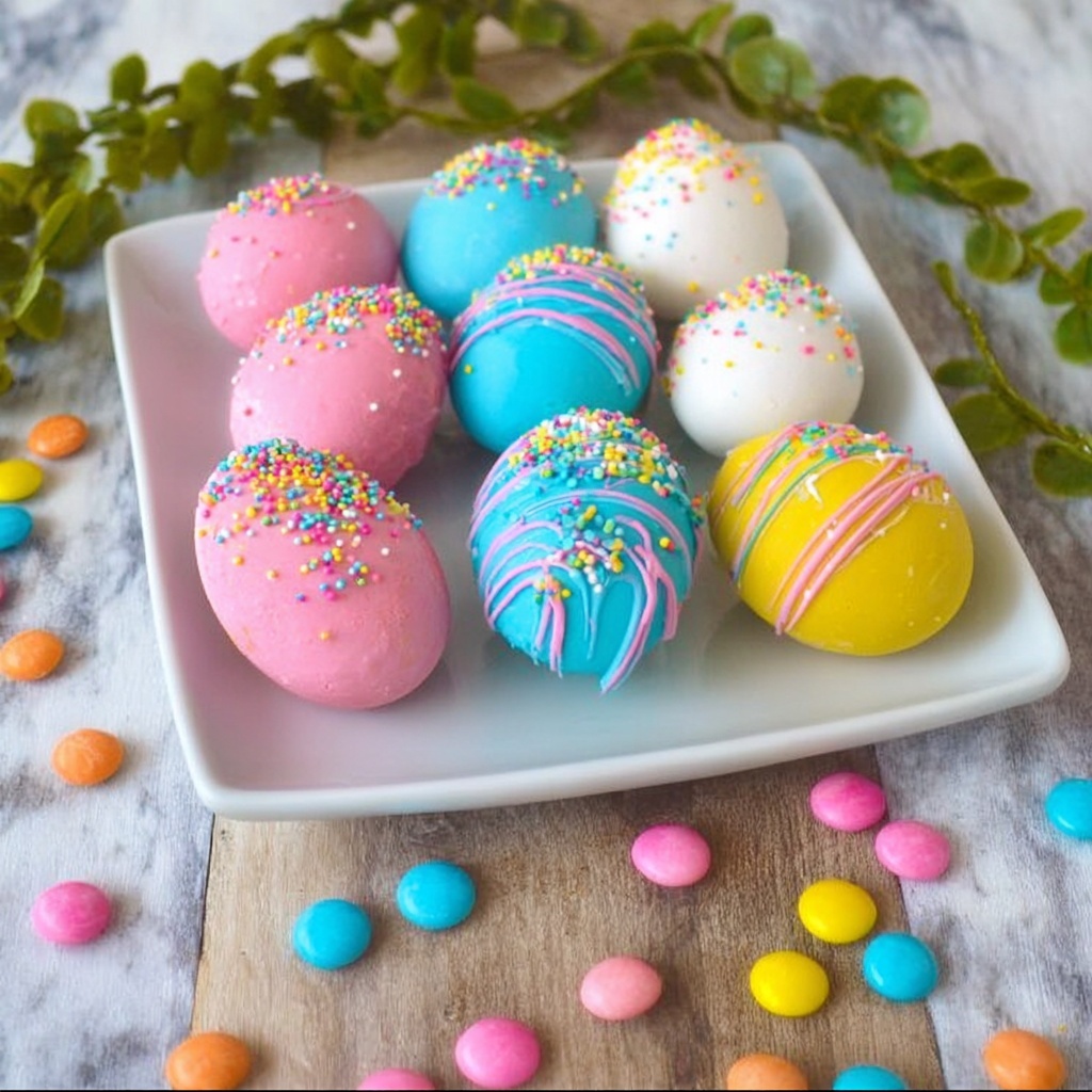 Easter Egg Oreo Balls Recipe - Recipe Image