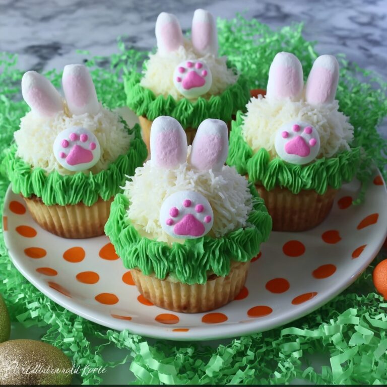 Easter Bunny Butt Cupcakes Recipe
