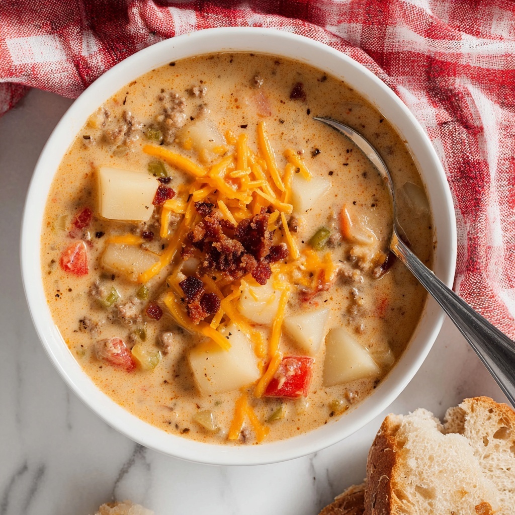 Cheeseburger Soup Recipe - Recipe Image