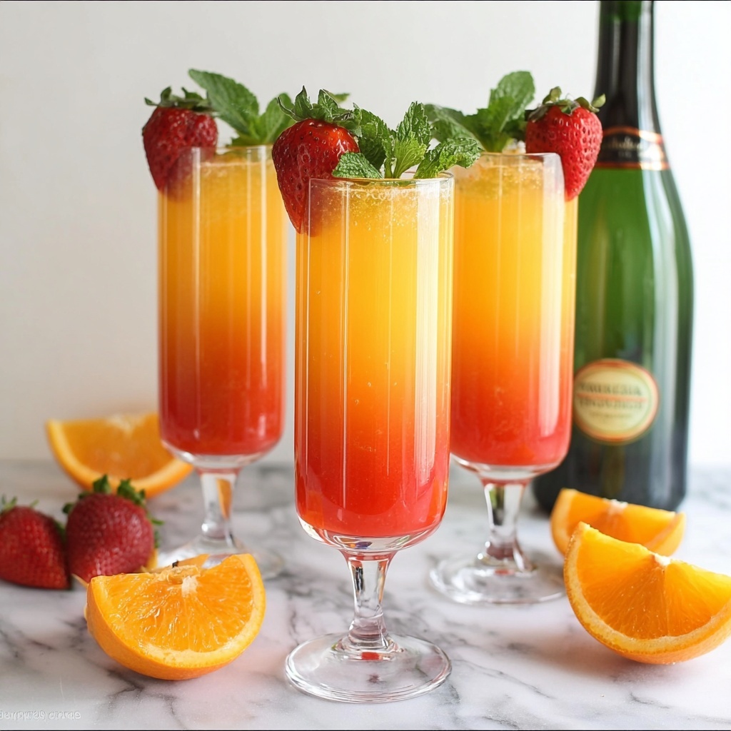 Strawberry Mimosa Recipe - Recipe Image