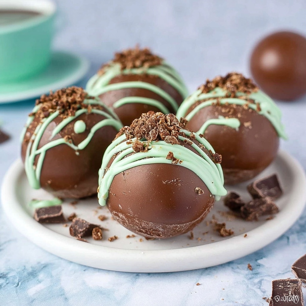 Andes Mint Hot Chocolate Bombs Recipe - Recipe Image