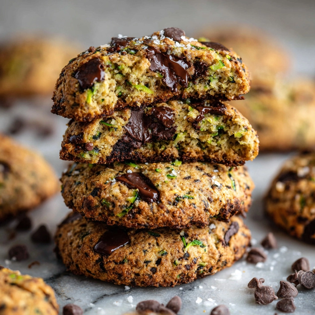 Zucchini Oat Chocolate Chip Cookies Recipe - Recipe Image