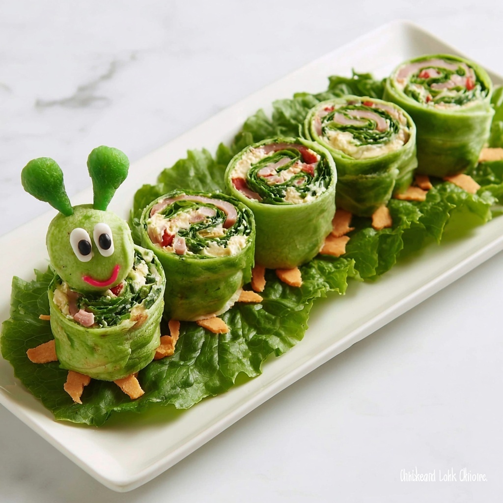 Caterpillar Snack Wrap Recipe - Recipe Image