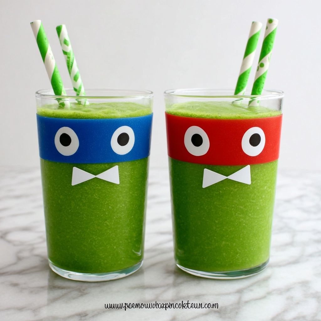 Teenage Mutant Ninja Turtles Green Smoothie Recipe - Recipe Image