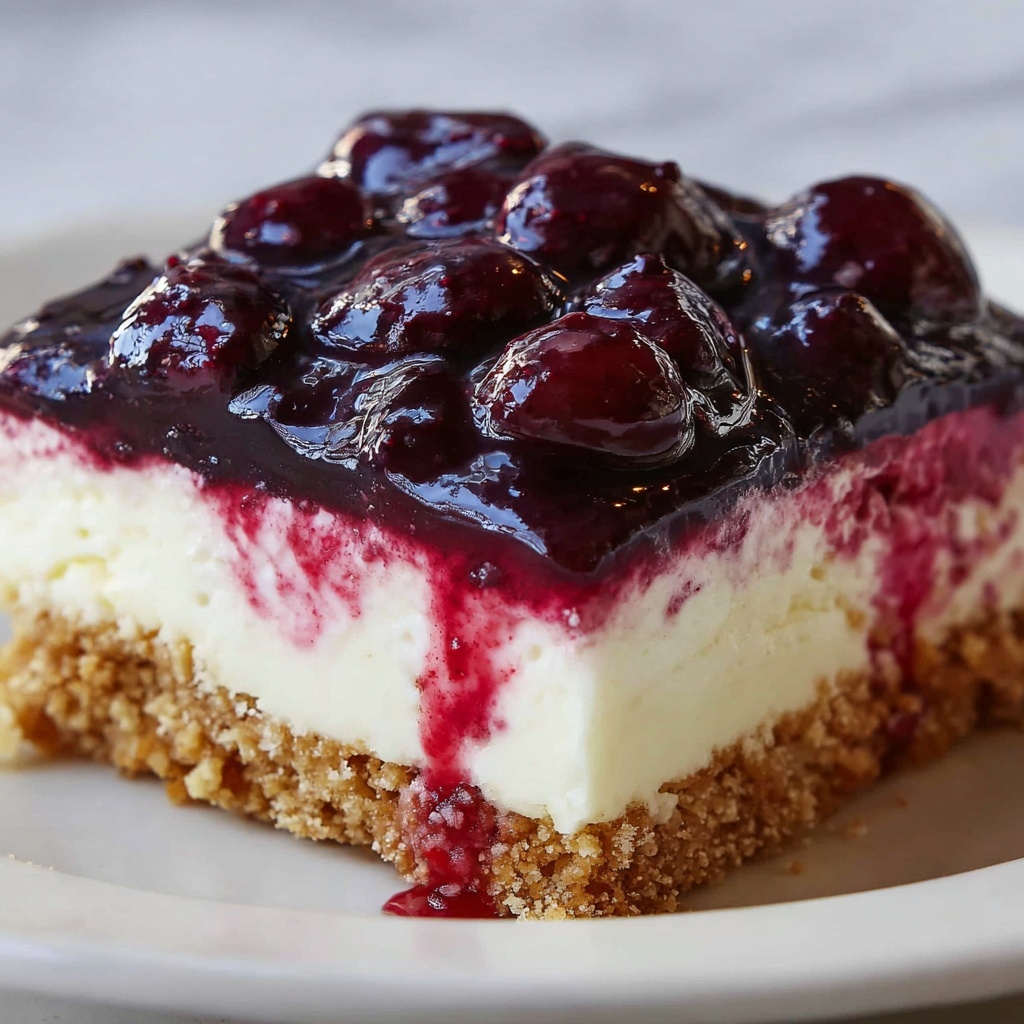 No Bake Blueberry Cheesecake Recipe - Recipe Image
