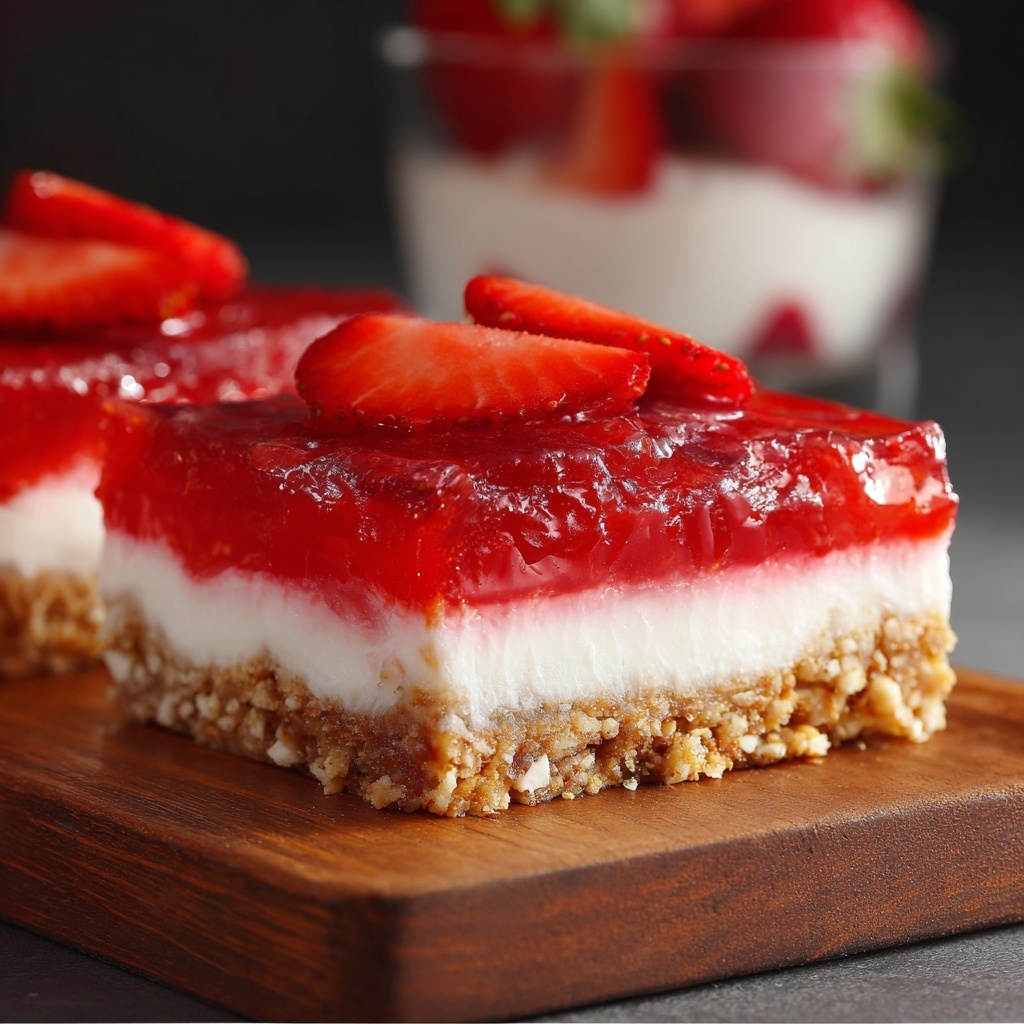 Strawberry Pretzel Salad Recipe - Recipe Image