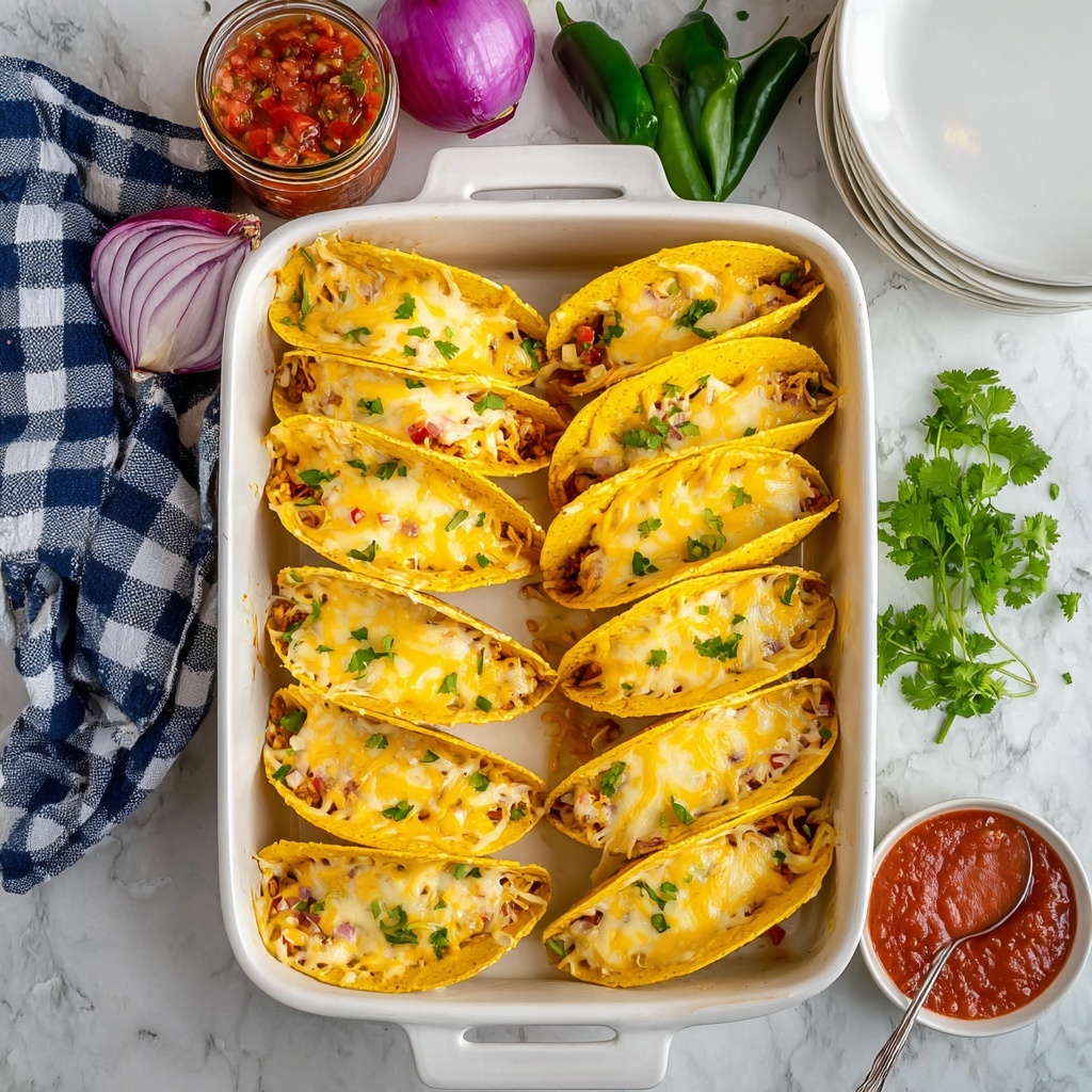 Baked Chicken and Veggie Tacos with Melty Cheese Recipe - Recipe Image
