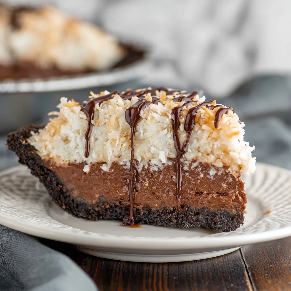German Chocolate Pie Recipe - Recipe Image