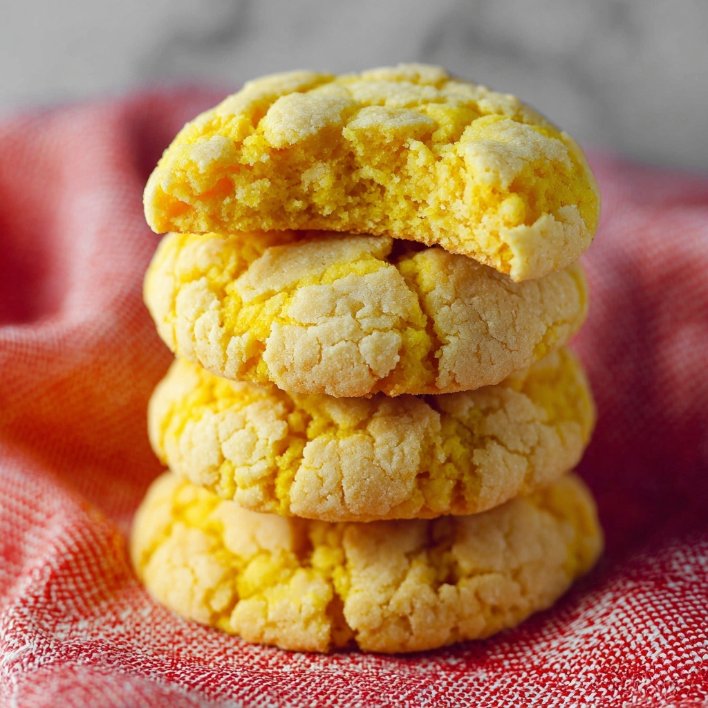 Lemon Cake Mix Cookies Recipe - Recipe Image