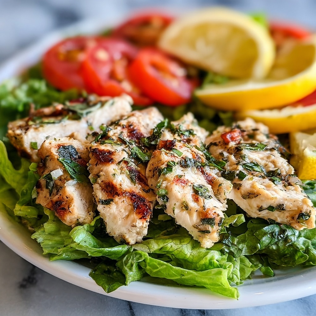 Zesty Lemon Basil Chicken Salad Recipe - Recipe Image