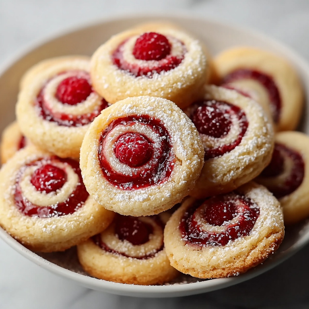 Raspberry Swirl Cookies Recipe - Recipe Image