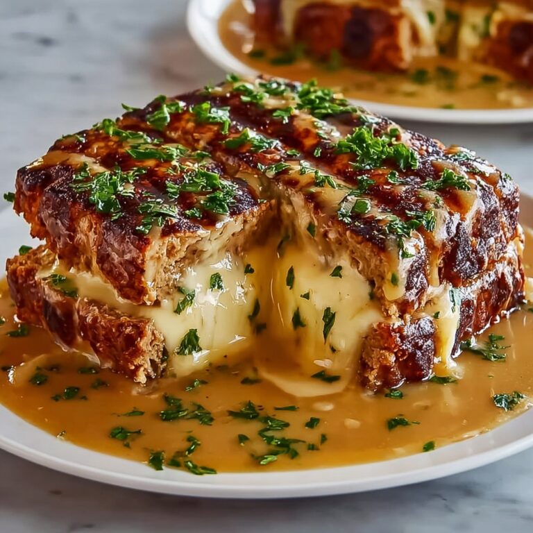 Melt-in-Your-Mouth Garlic Parmesan Chicken Meatloaf Delight Recipe
