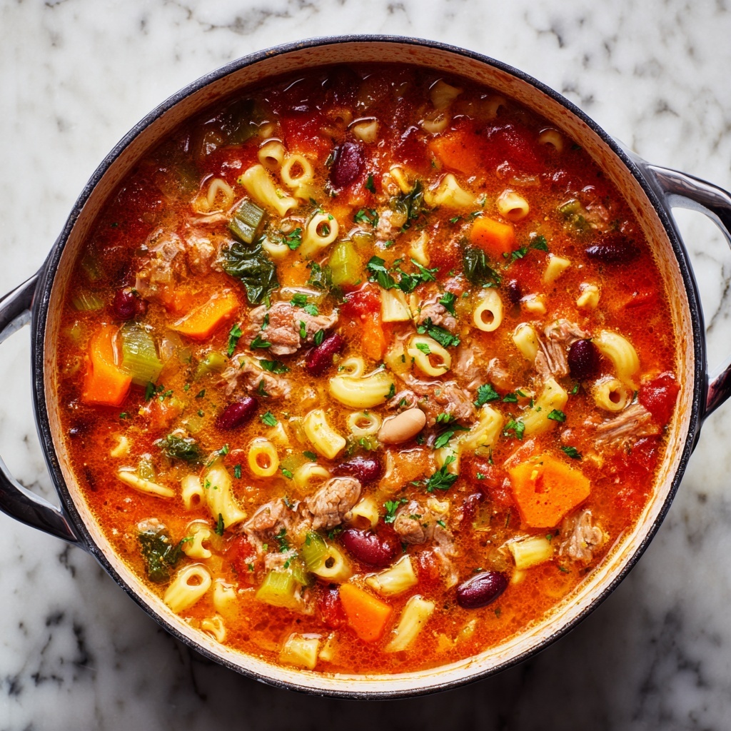 Hearty Pasta Fagioli Soup Recipe - Recipe Image