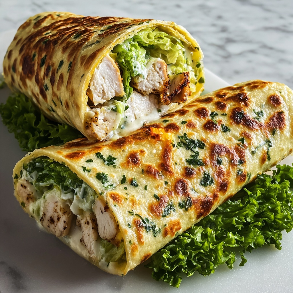 Keto Cheesy Garlic Chicken Wraps Recipe - Recipe Image