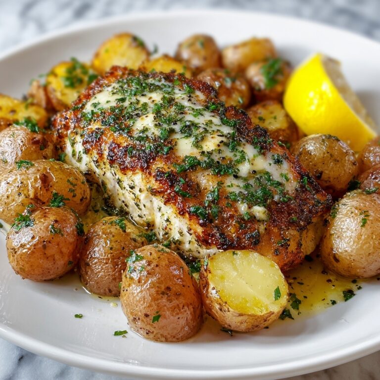 Garlic Parmesan Chicken and Potatoes Recipe