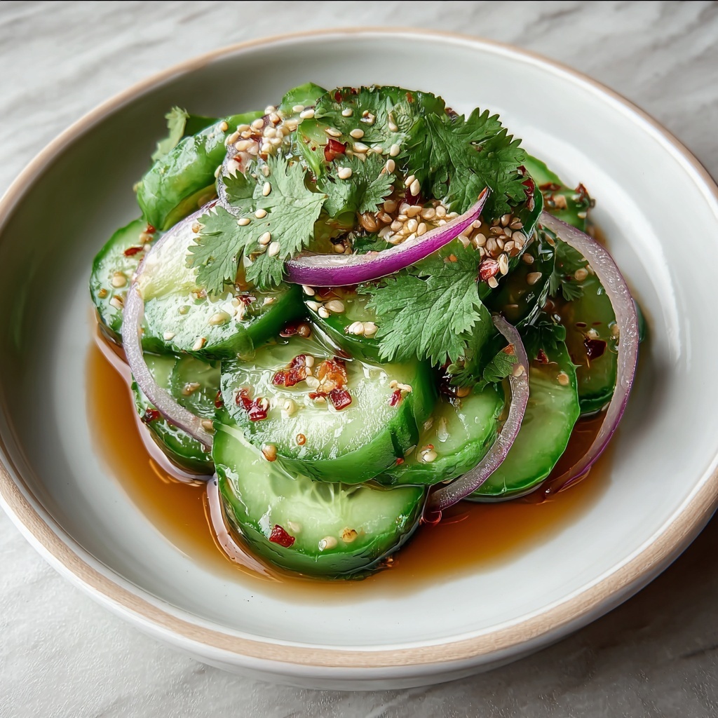 Healthy Japanese Cucumber Salad Recipe - Recipe Image