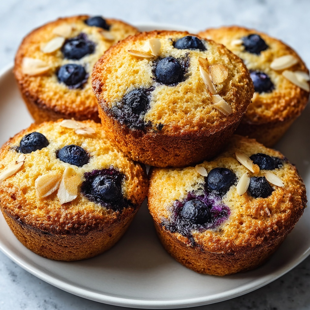 Healthy Greek Yogurt Blueberry Protein Muffins Recipe - Recipe Image