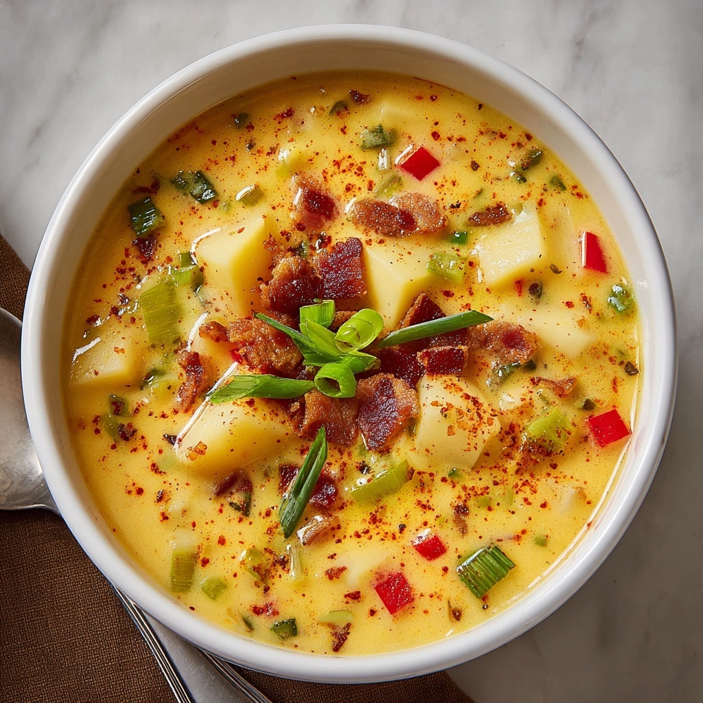 Creamy Cajun Potato Soup Recipe - Recipe Image