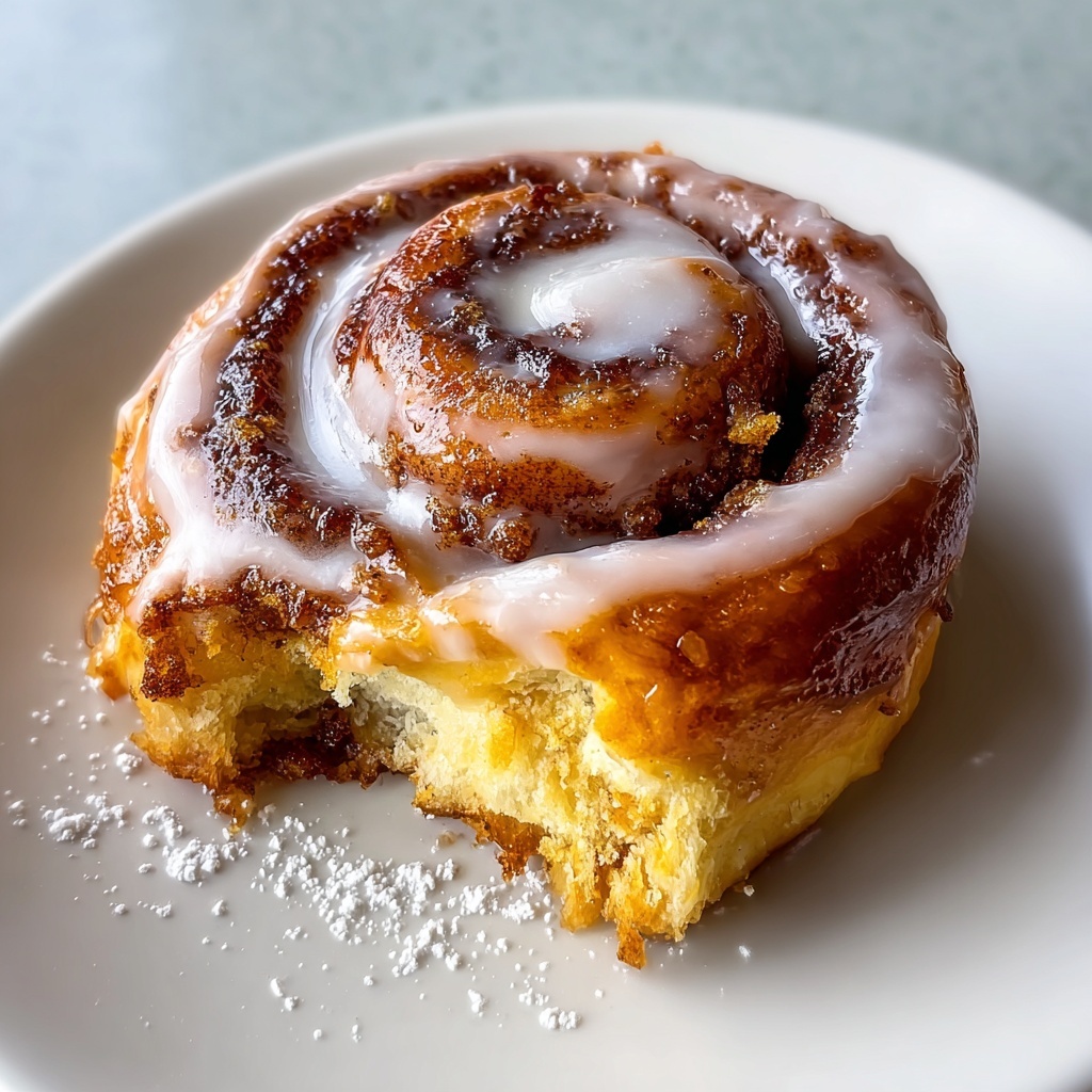 Warm Glazed Baked Cinnamon Rolls Recipe - Recipe Image