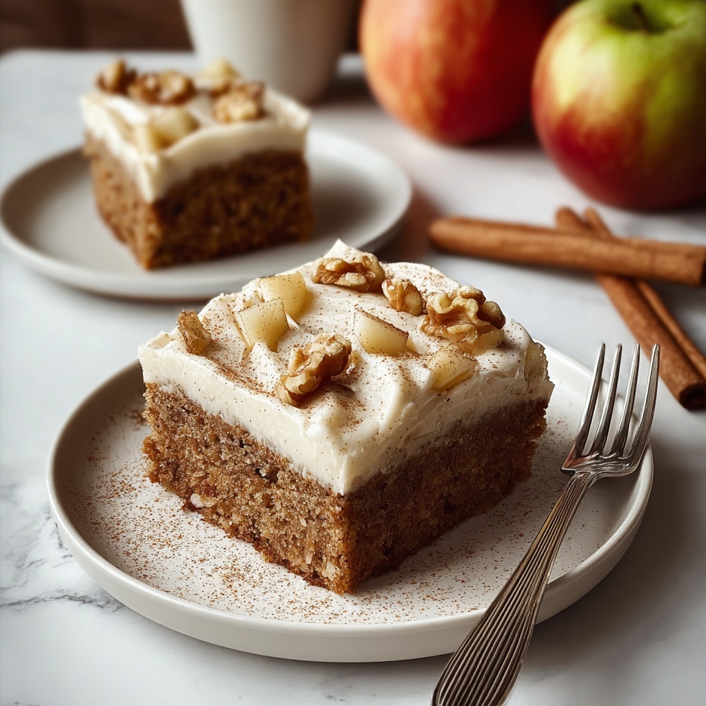 Apple Cinnamon Sheet Cake Recipe - Recipe Image