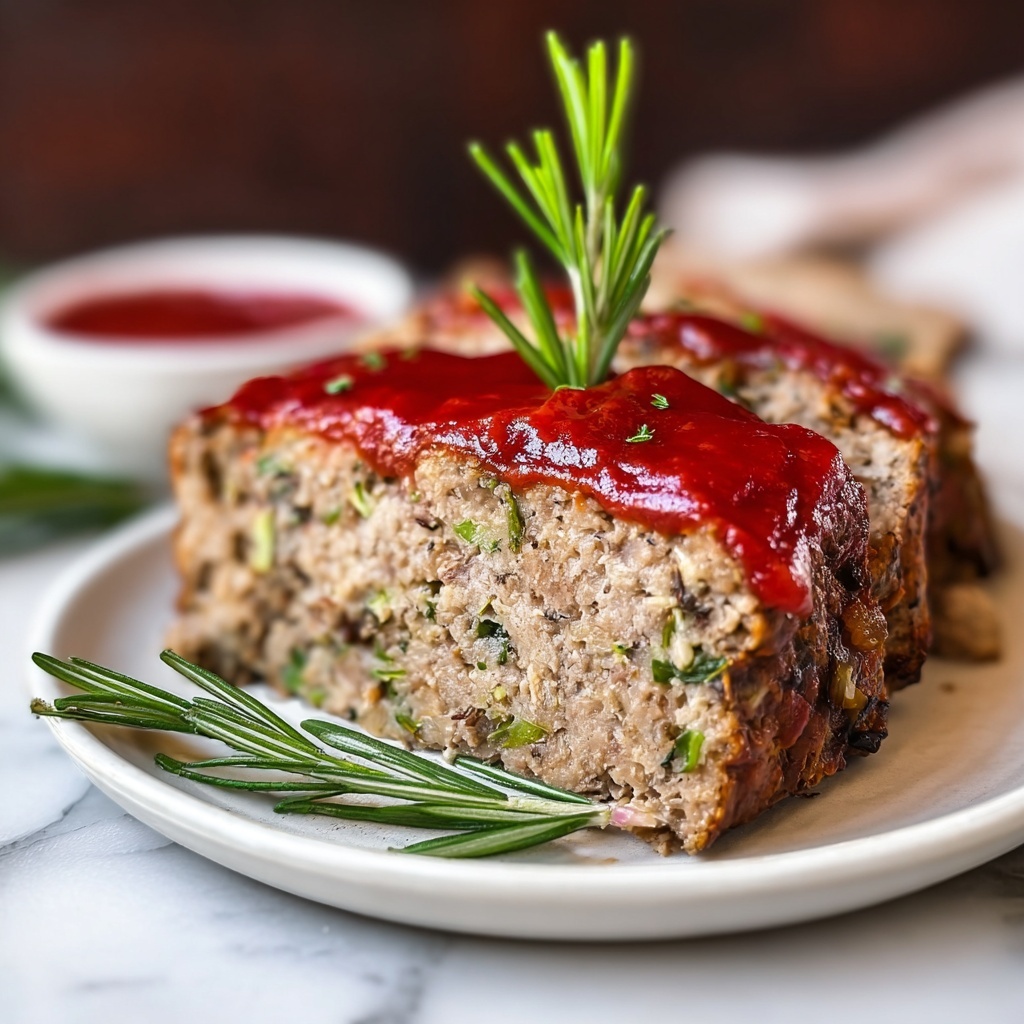 Savory Herb-Crusted Homestyle Meatloaf Recipe - Recipe Image