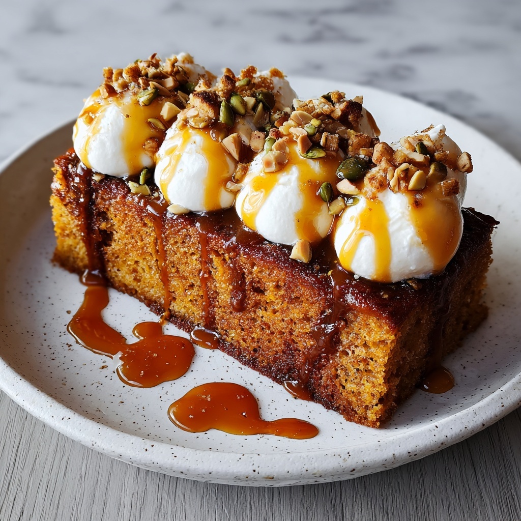 Pumpkin Bread with Vanilla Pudding Recipe - Recipe Image