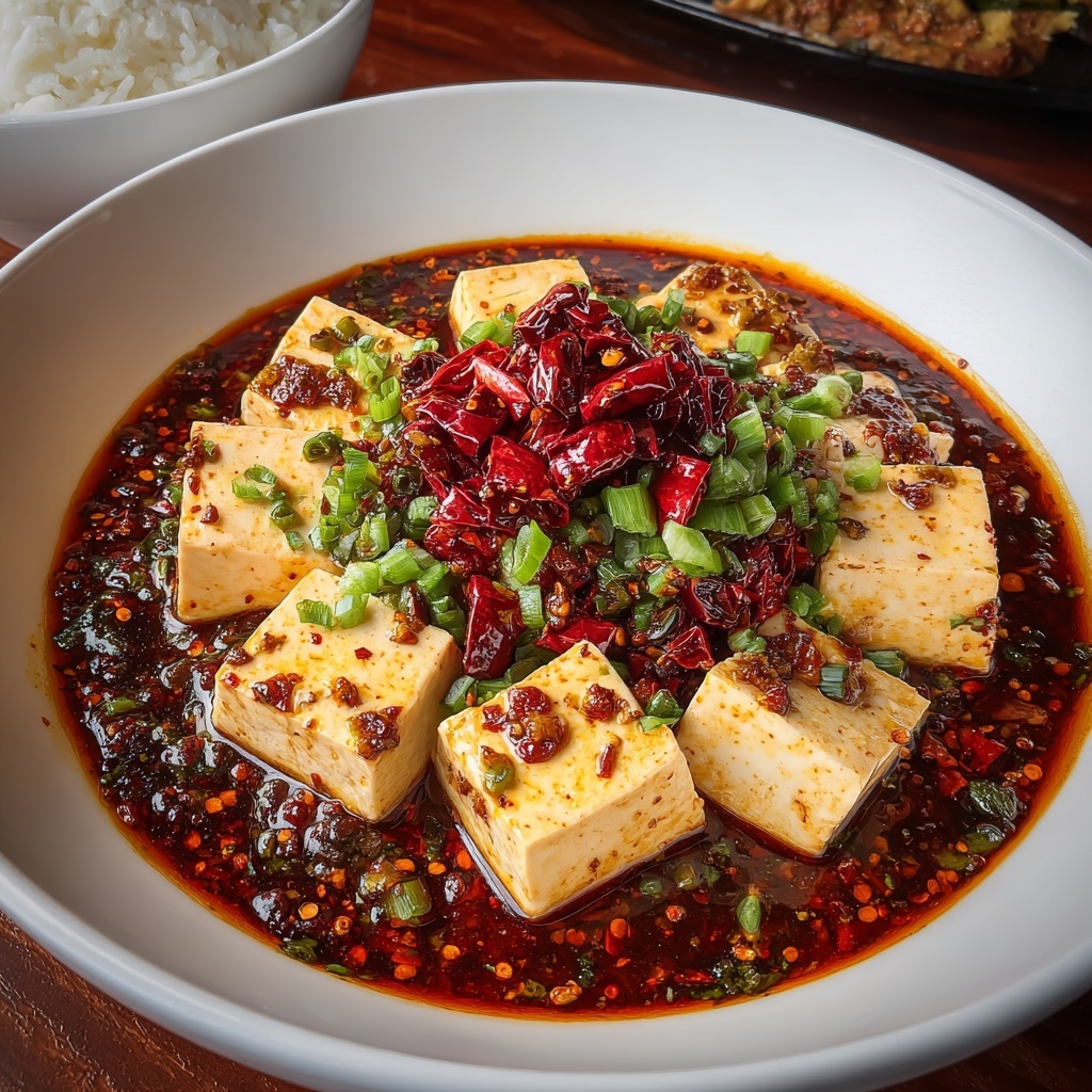 Three Chili Mapo Tofu Recipe - Recipe Image
