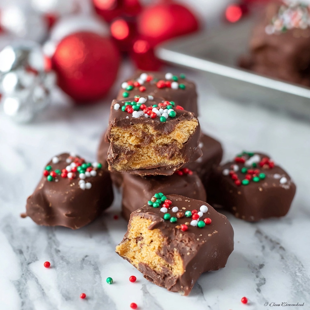 Slow Cooker Peanut Butter Pretzel Chocolate Clusters Recipe - Recipe Image