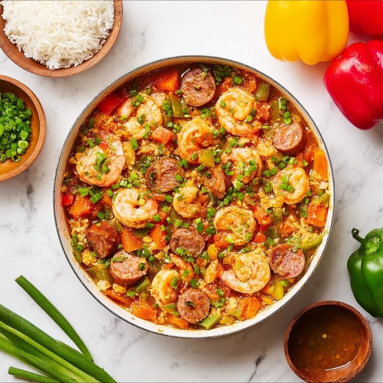 Easy Spicy Chicken and Shrimp Jambalaya Recipe