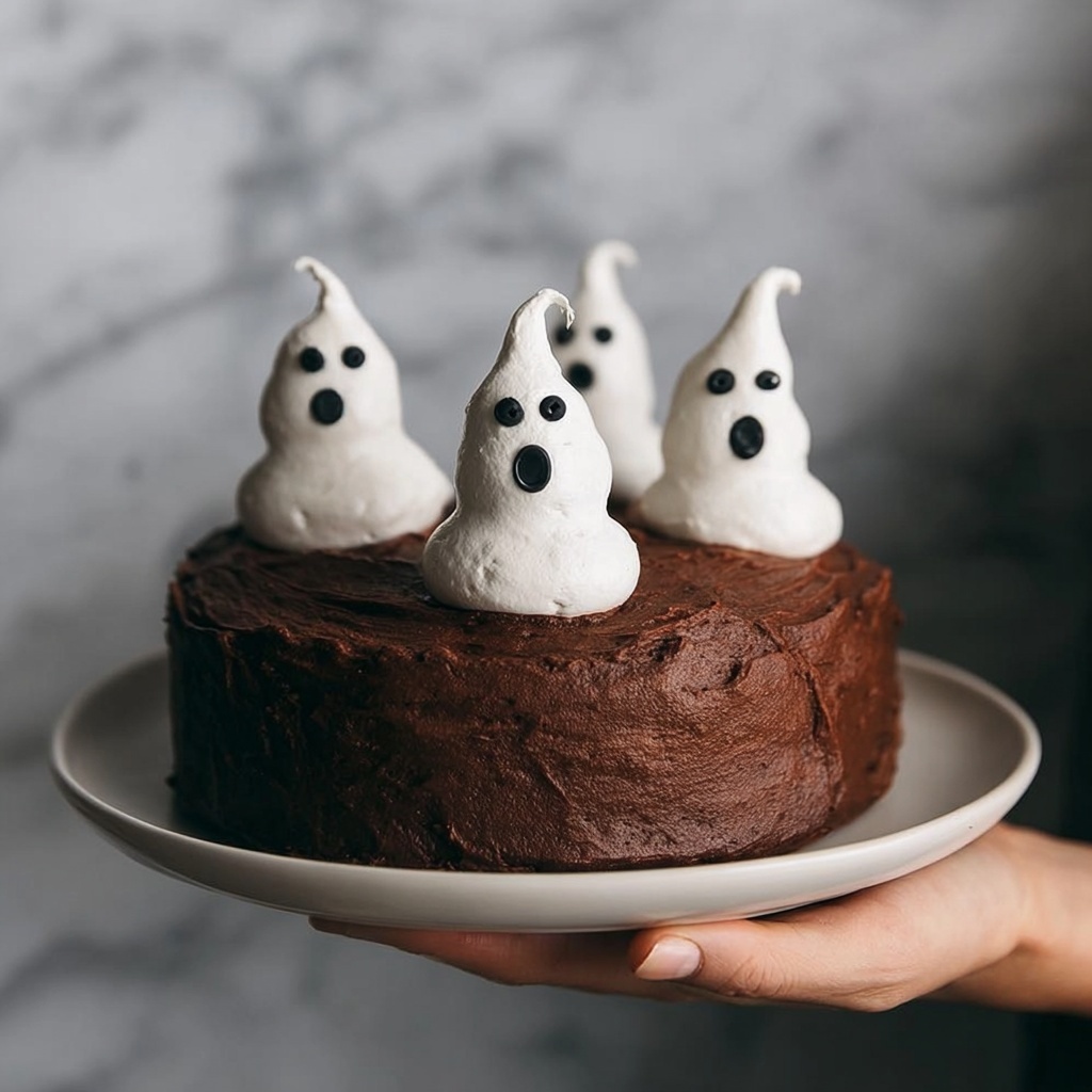 Meringue Ghosts Recipe - Recipe Image
