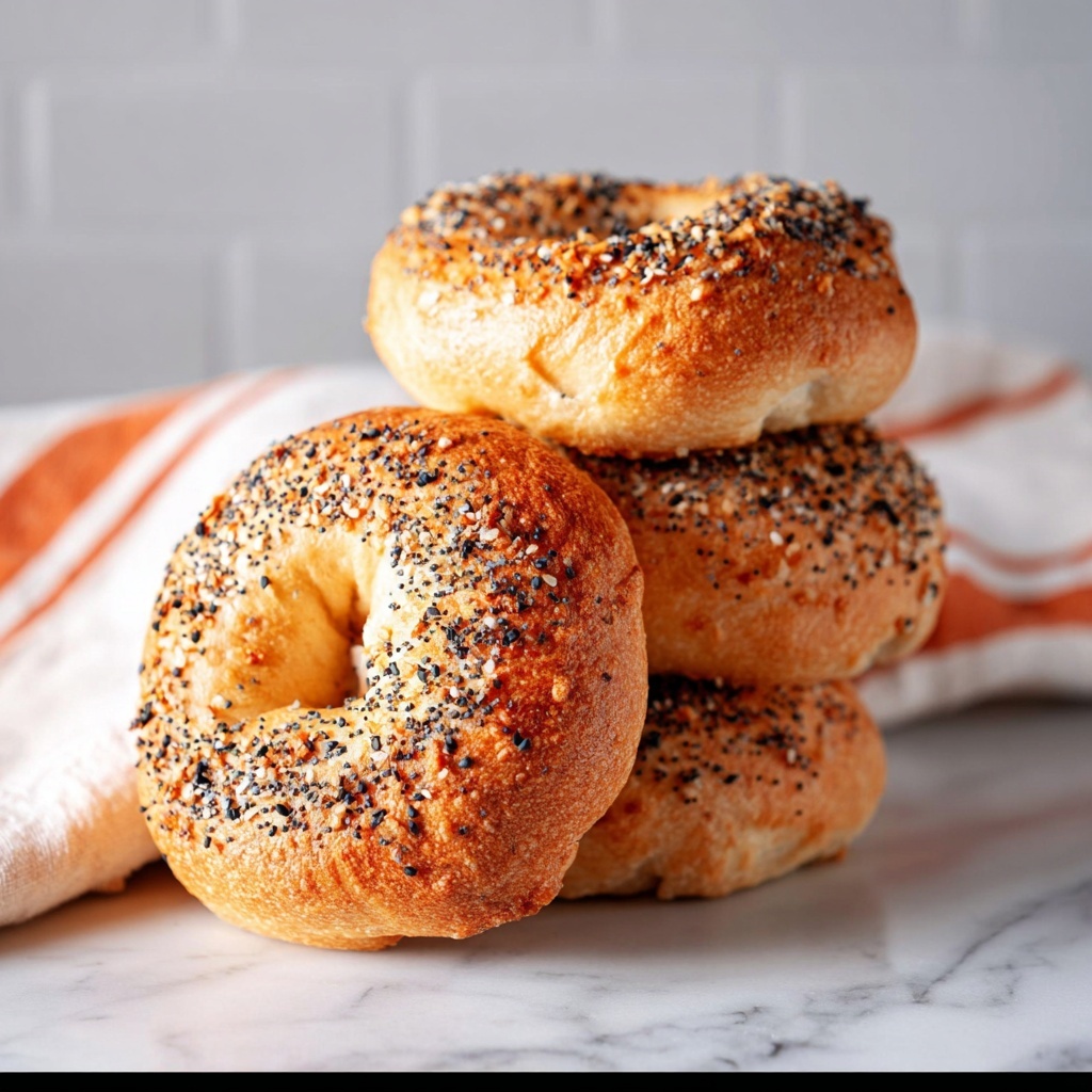 Easy Air Fryer Bagels Recipe - Recipe Image