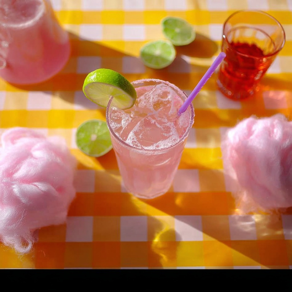 Cotton Candy Margarita Recipe - Recipe Image