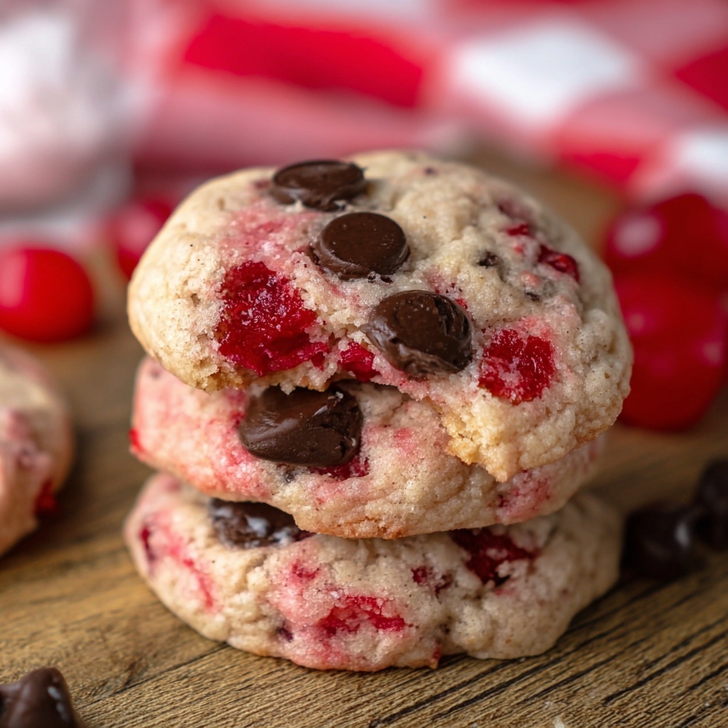 Cherry Chocolate Chip Cookies Recipe - Recipe Image