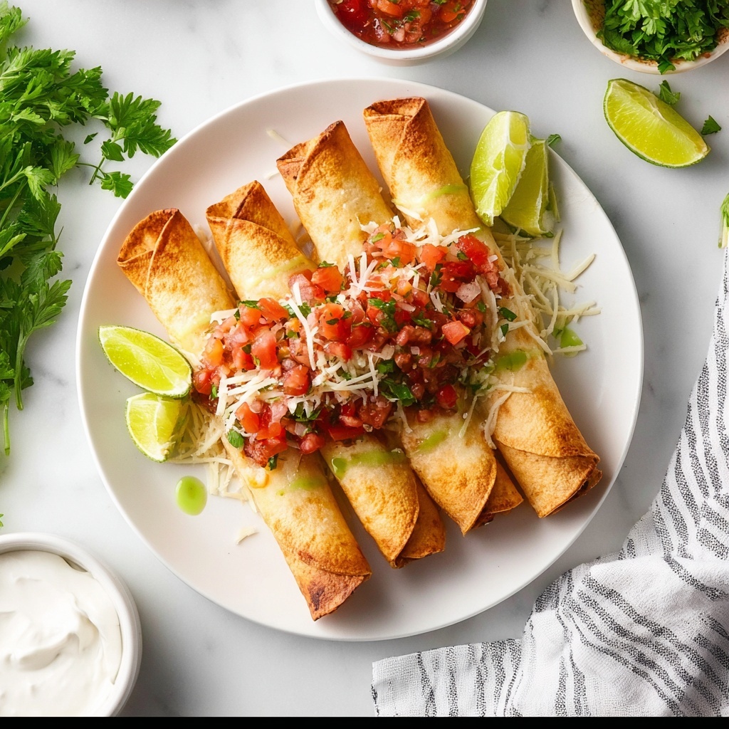 Air Fryer Chicken Taquitos Recipe - Recipe Image