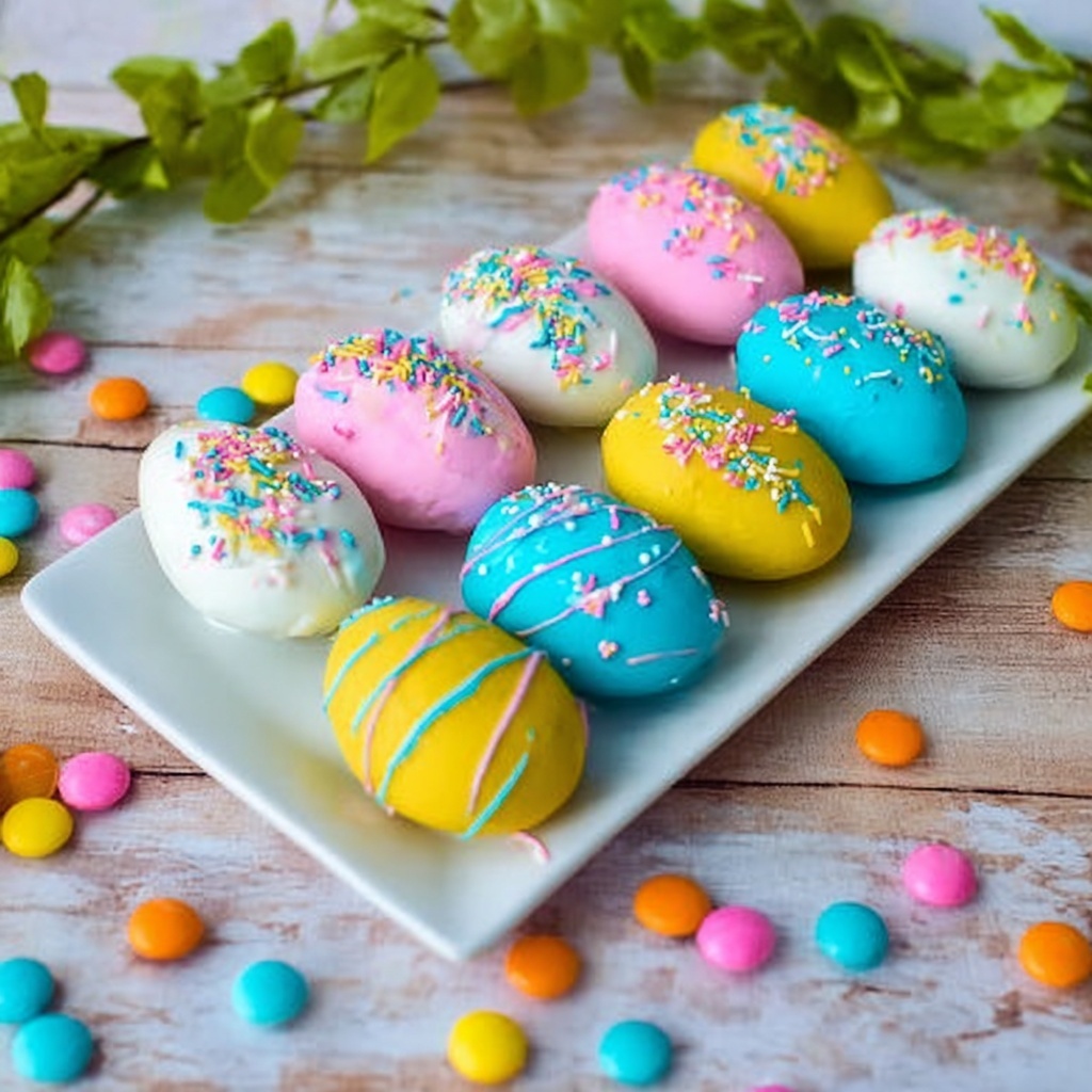 Easter Egg Oreo Balls Recipe - Recipe Image