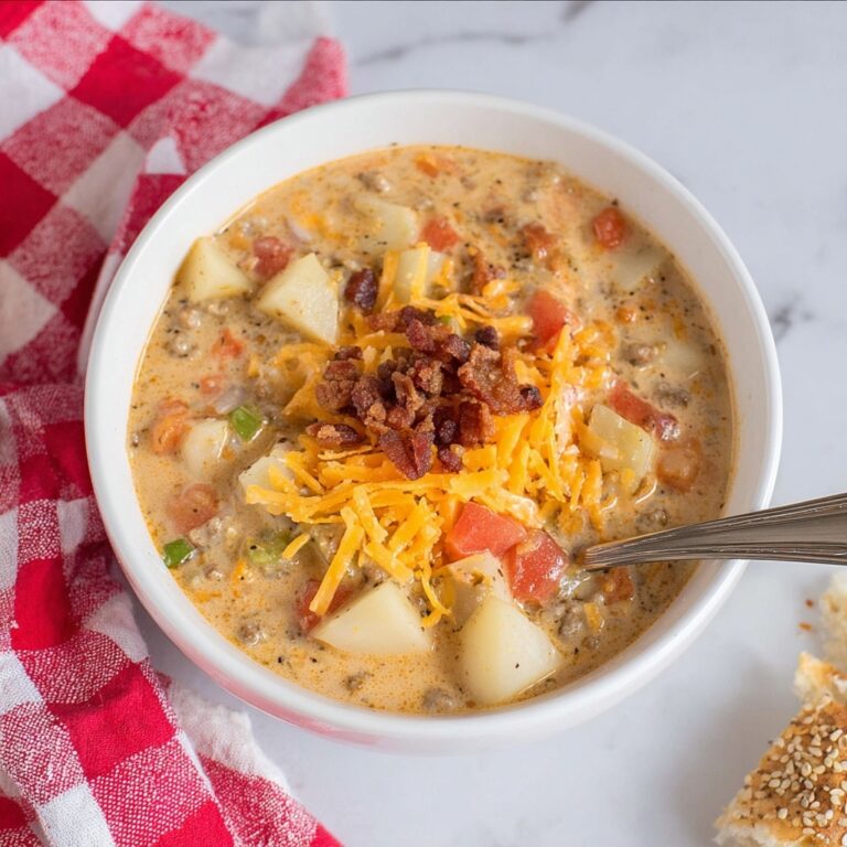 Cheeseburger Soup Recipe