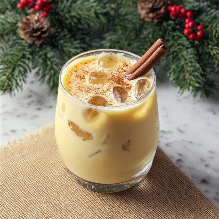 Amaretto Eggnog Cocktail Recipe