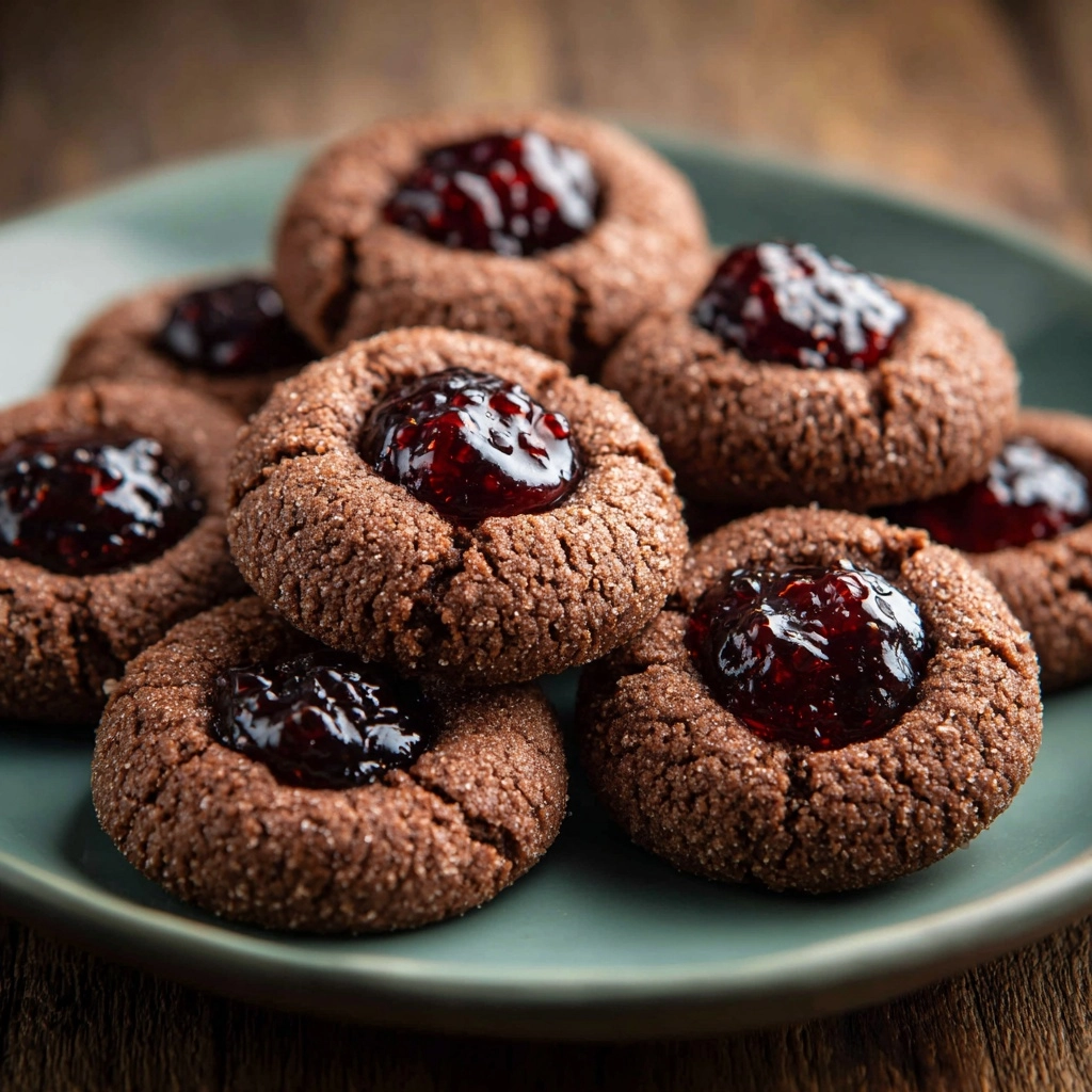 Chocolate Cherry Cookies Recipe - Recipe Image