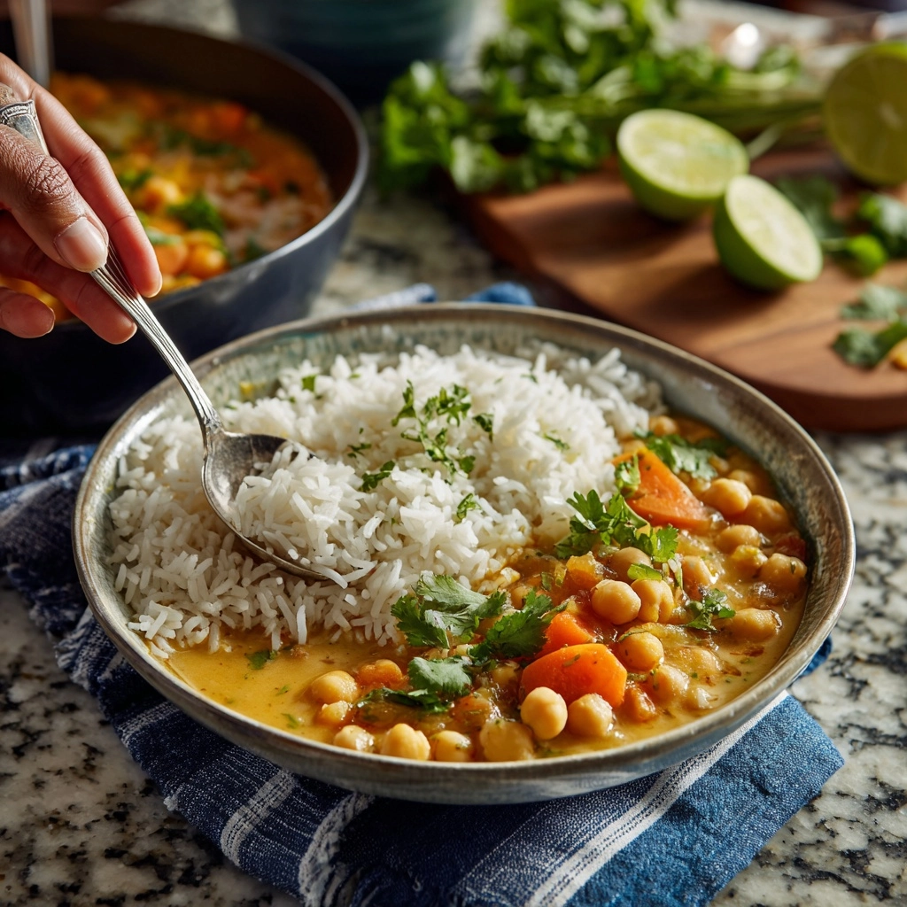 Vegetarian Chickpea Curry Recipe - Recipe Image