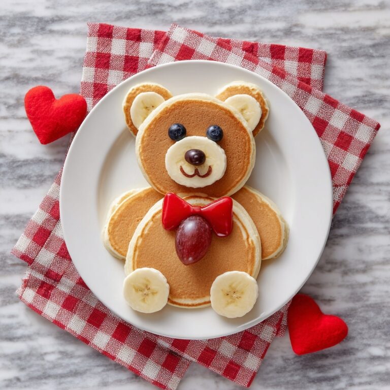 Teddy Bear Pancakes Recipe