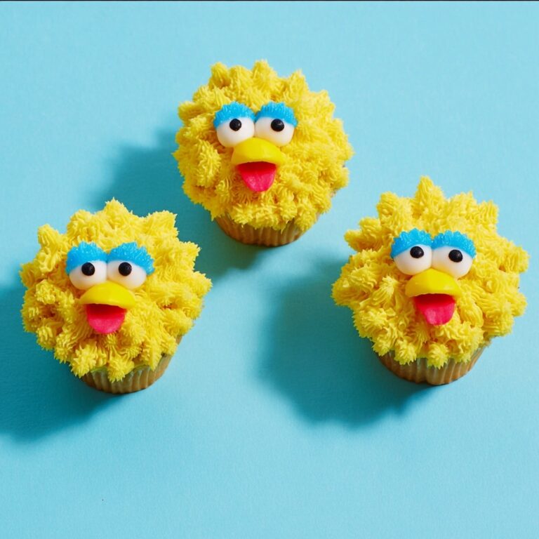 Big Bird Cupcakes Recipe