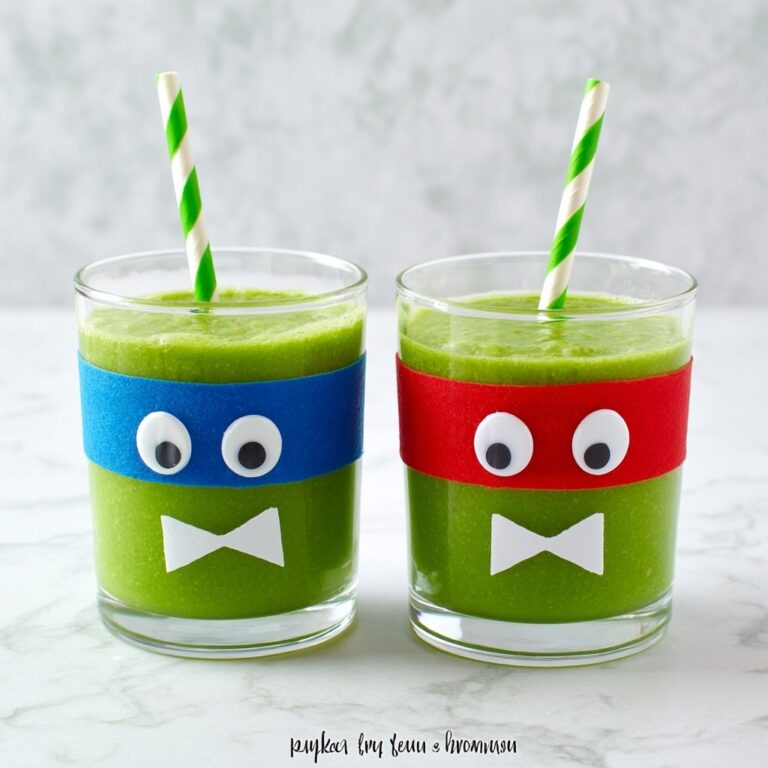 Teenage Mutant Ninja Turtles Green Smoothie Recipe