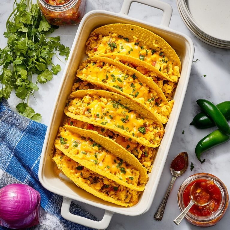 Baked Chicken and Veggie Tacos with Melty Cheese Recipe