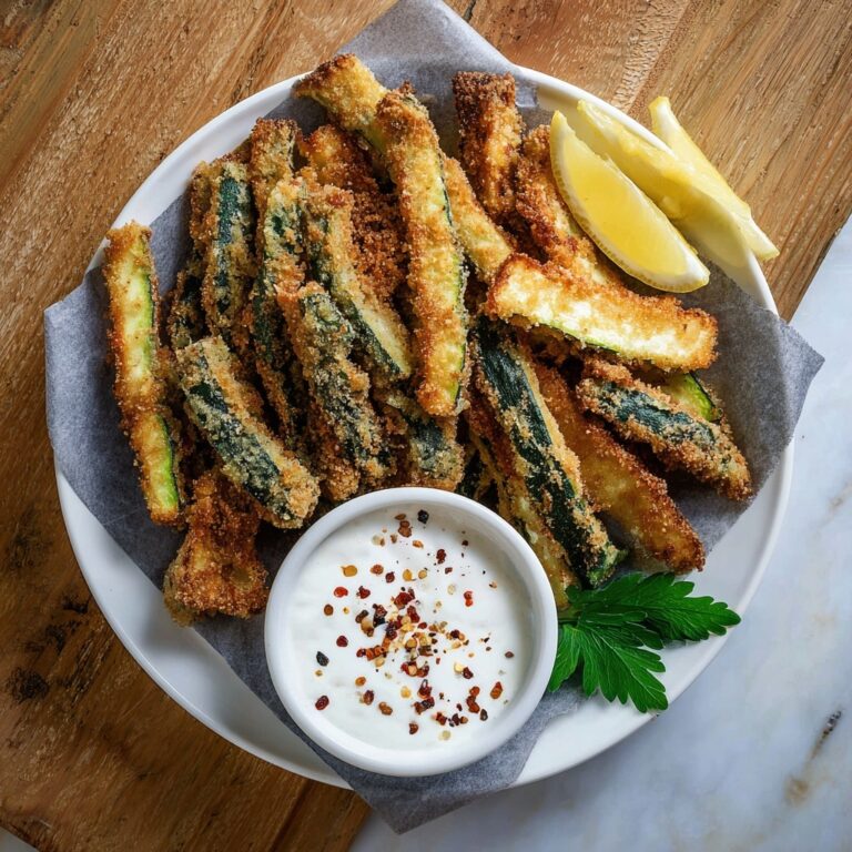 Crispy Baked Zucchini Fries Recipe