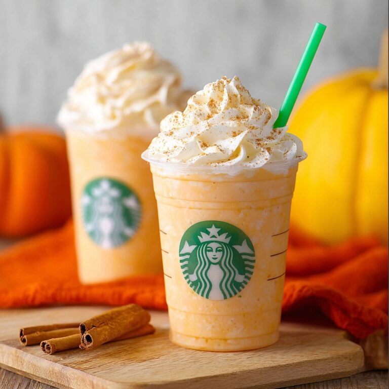 Pumpkin Spice Frappuccino Recipe