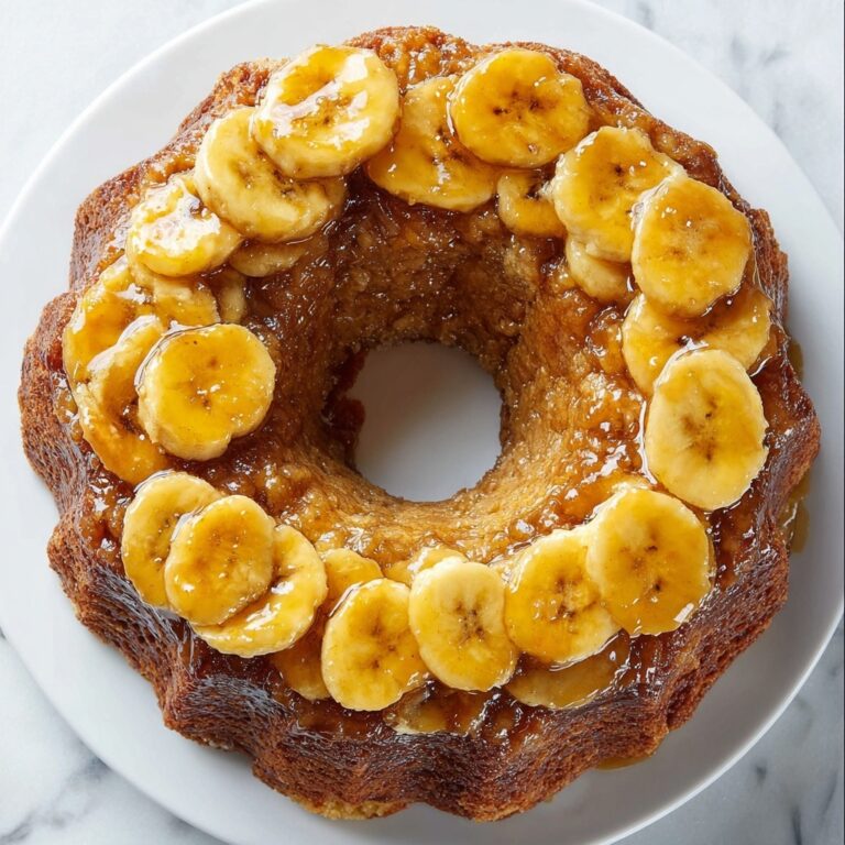 Banana Upside Down Cake Recipe