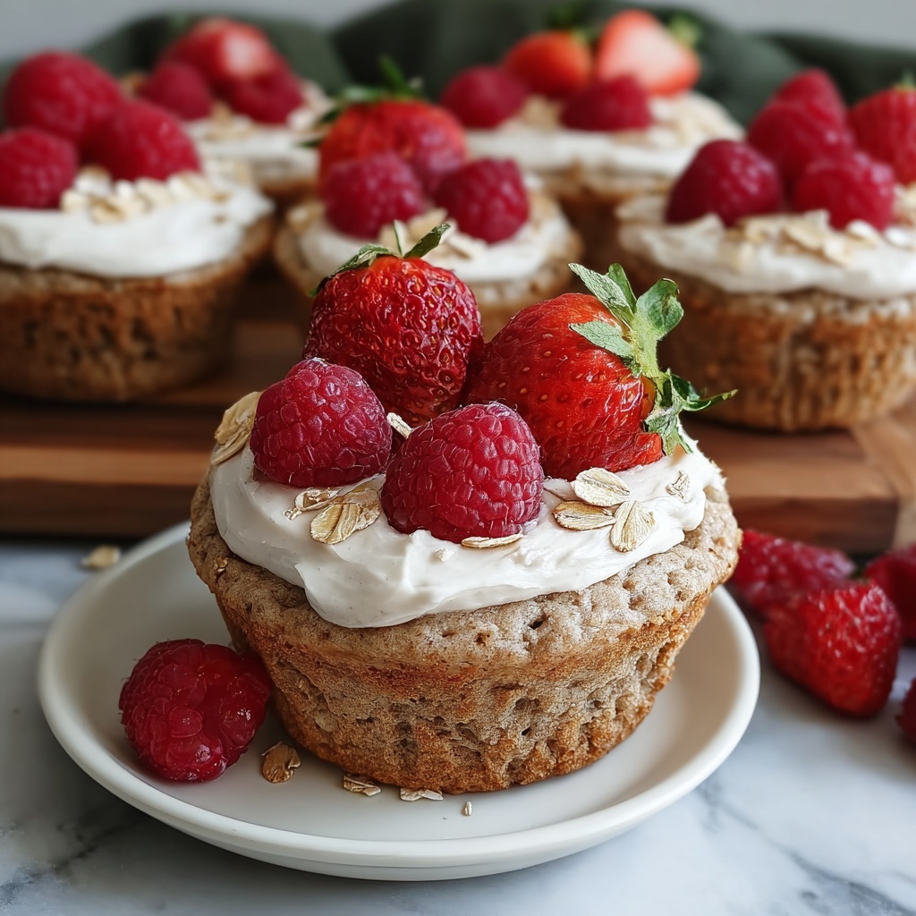 Healthy Strawberry Banana Yogurt Muffins for Kids Recipe - Recipe Image